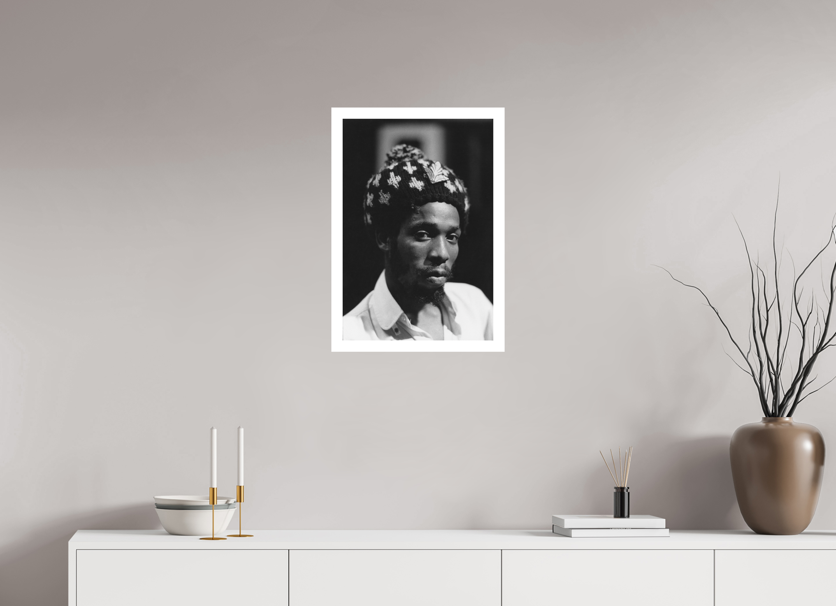 40 x 58.9 cm, Ilford B&W paper, matte, 3 cm white border Big Youth
