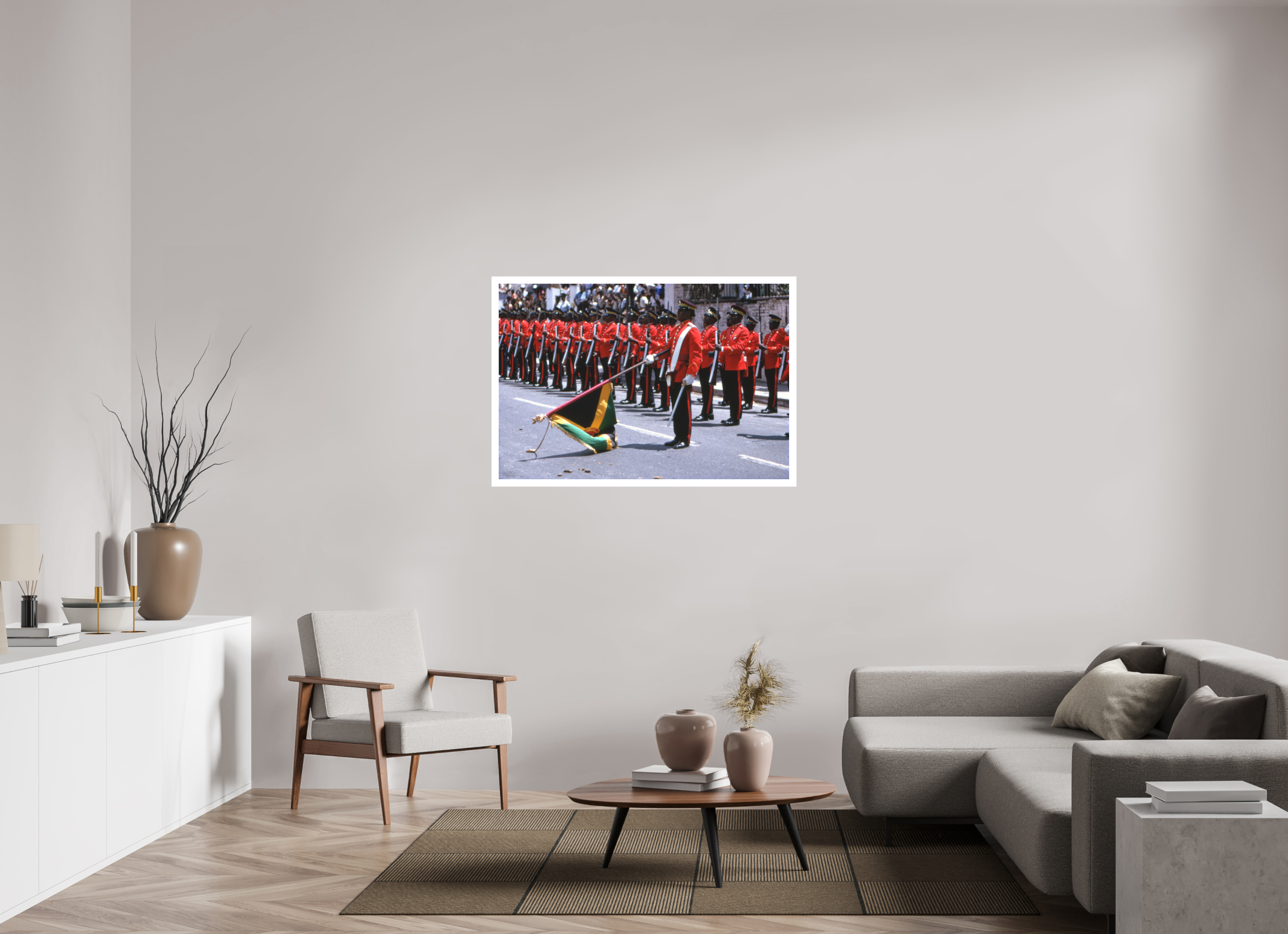 118.8 x 80 cm, Fuji Crystal Archive Silk - Reds Guard of honour