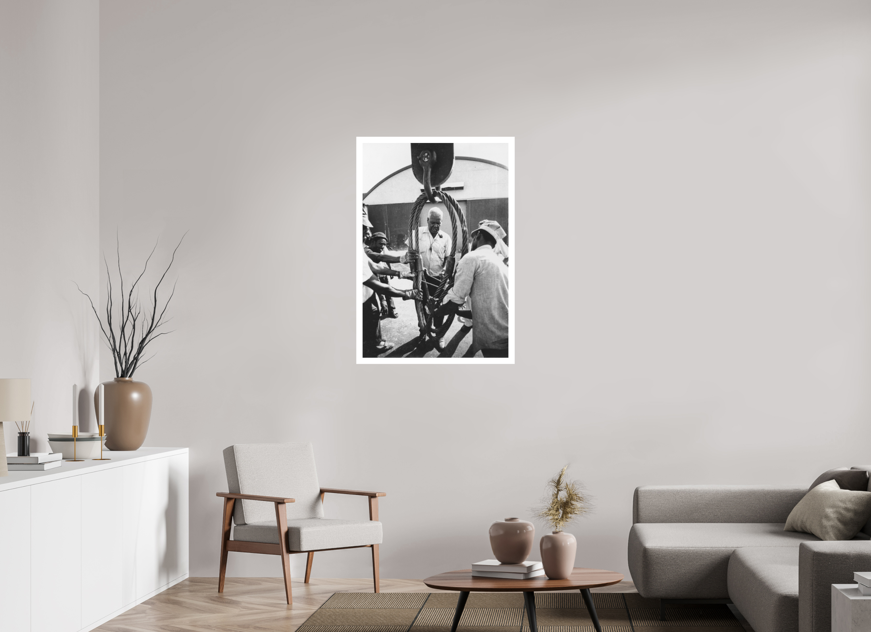 70 x 103 cm, Ilford B&W paper, matte 3 cm white border The bauxite industry