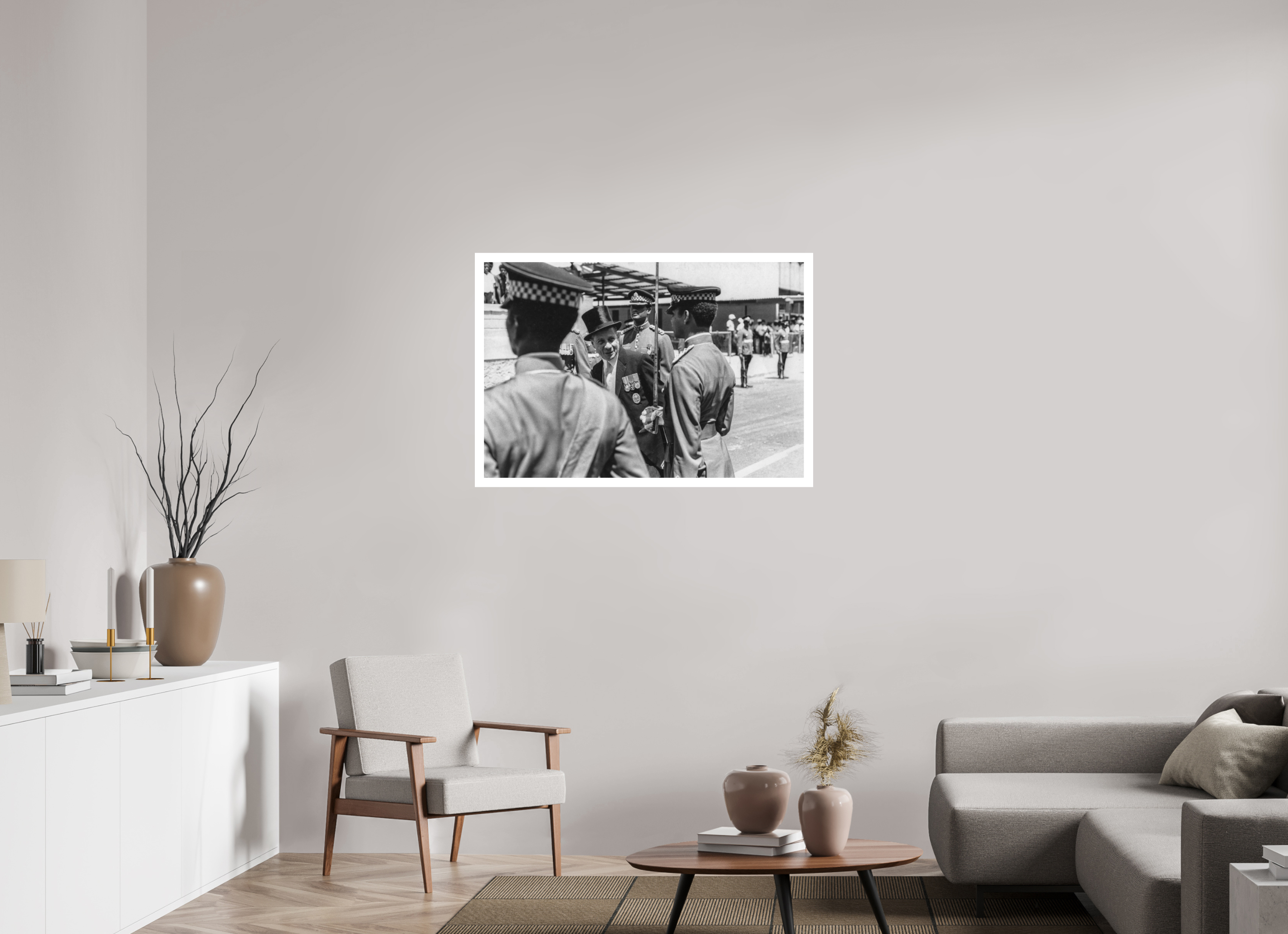 103.8 x 70 cm, Ilford B&W paper, matte 3 cm white border Sir Herbert Ruffus - Magnum Files