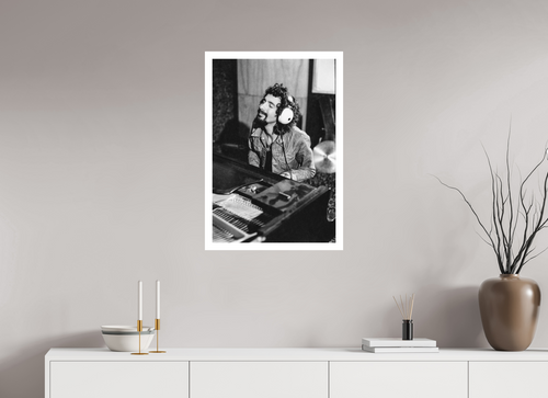 50 x 74.4 cm, Ilford B&W paper, matte 3 cm white border Cat Stevens - Magnum Files